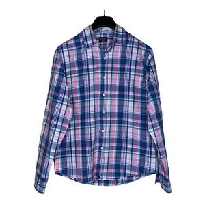 UNTUCKIT Mens 100% Cotton Madras Button Up Shirt M